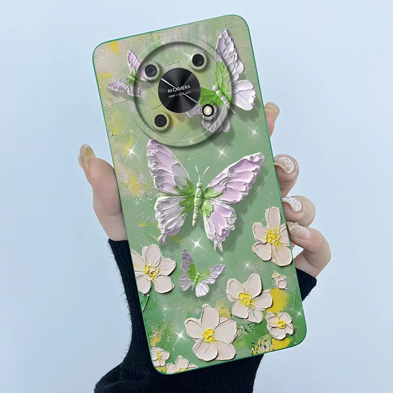 Matte Soft TPU Phone Cover with Cute Panda and Cat Design