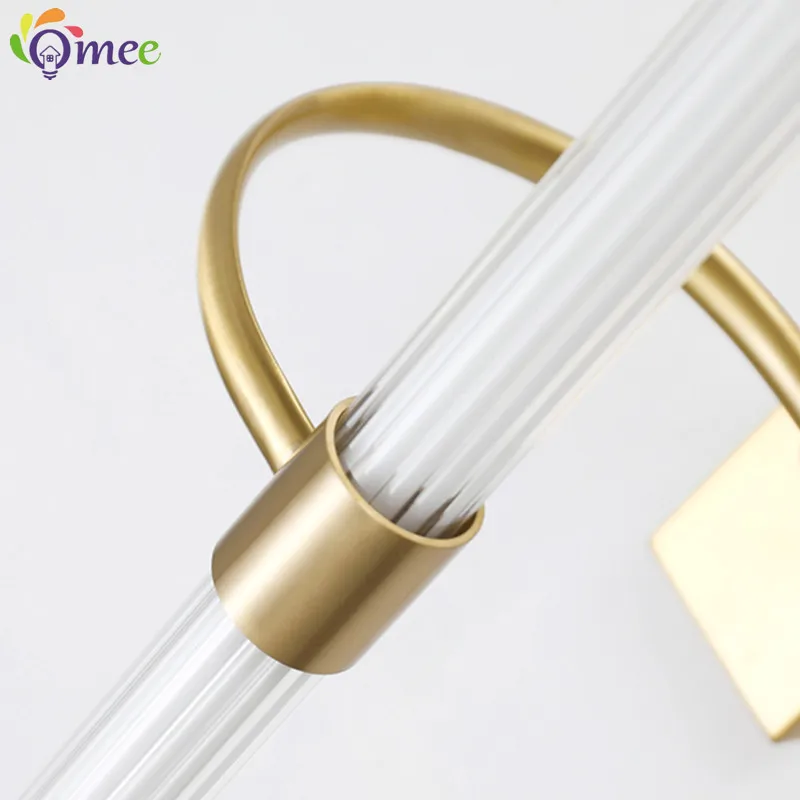 Vanity Mirror LED Wall Lamp Modern Long Wall Light For Home Bedroom Stairs Living Room Sofa Background Lighting Decoration Lamp