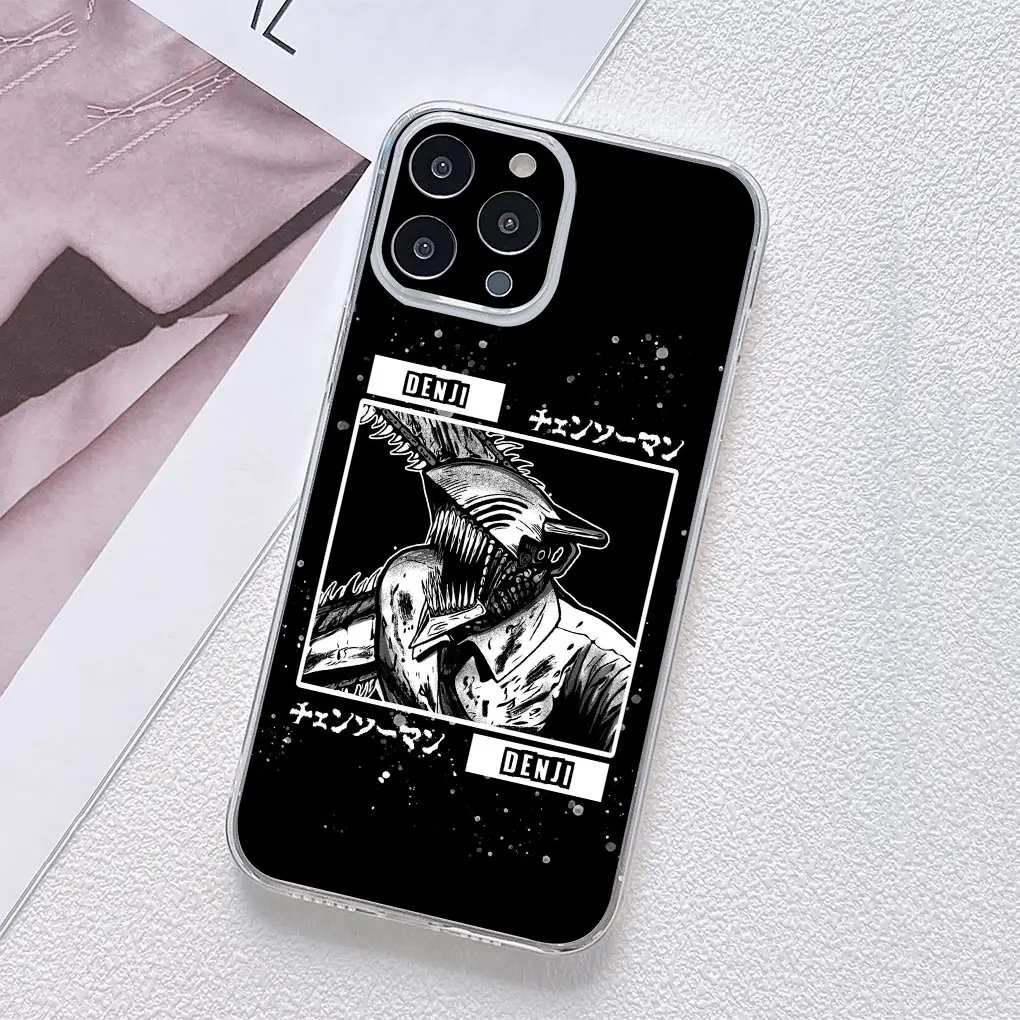 Chainsaw Man Gir Denji Makima Themed Phone Case Cover