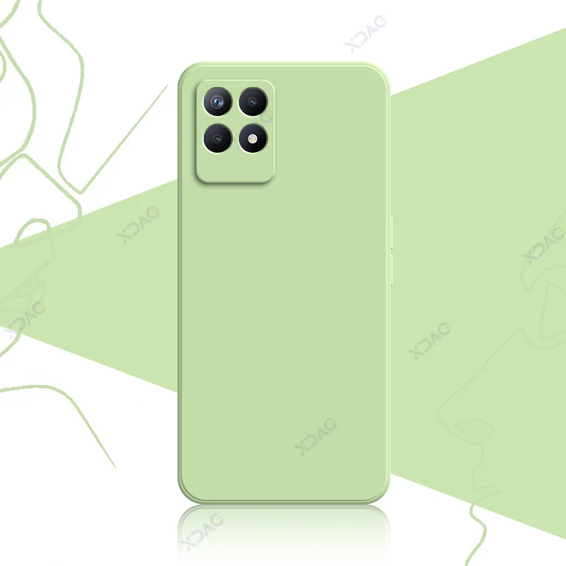 Luxurious 360° Soft Silicone Square Back Cover