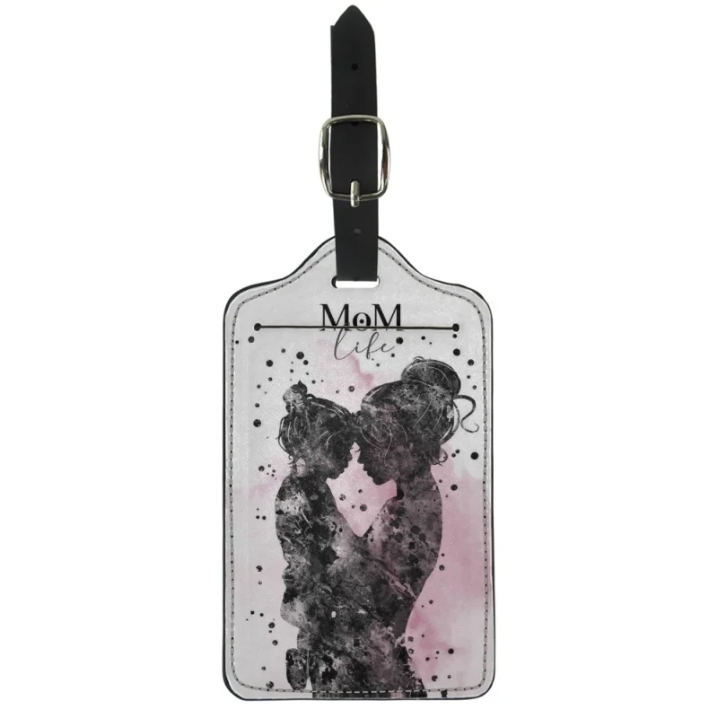 

Twoheartsgirl Fashion Happy Mother's Day Design Luggage Label Suitcases Bag Identifier Portable Baggage Tags Travel Accessories