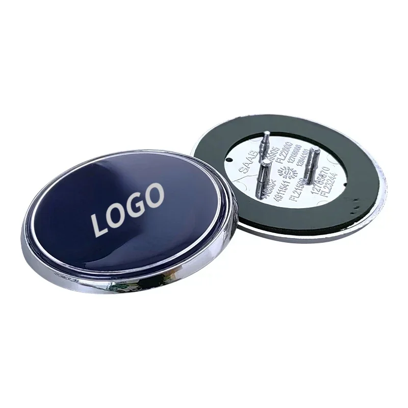 

2 3 Pins 68mm Car Front Hood Bonnet Logo Rear Trunk Bumper Badge for SA-AB 9 3 9 5 9-3 9-5 SA-AB Emblem Sticker Accessories