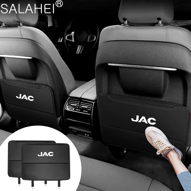 

1PC Car Seat Anti-Kick Pad Leather Back Protector Cover Accessories For JAC Refine J3 J4 J7 JS3 JS4 KR1 S2 S3 S4 S5 S7 Vapour T8