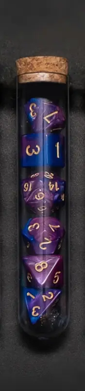 Transparent Polyhedral D&D COC Dice Set 7Pcs/Set DnD RPG Fantasy Potion Flask | Dungeons and Dragons Dice Set for Table Games - Image 6