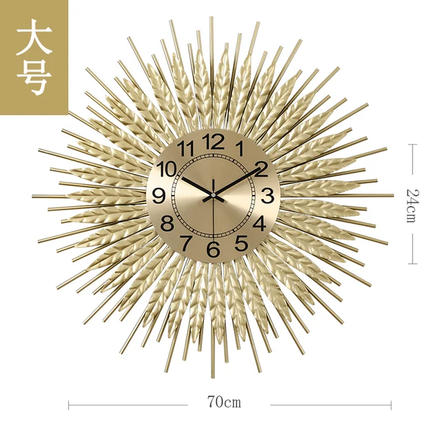Nordic creative personality atmosphere clock fashion living room wall clock bedroom home wall clock modern simple clock 8
