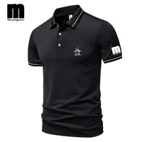 Vêtements de Golf 2026 été nouveau luxe de haute qualité séchage rapide mode hommes et femmes sport à manches courtes haut Polo de Golf 3