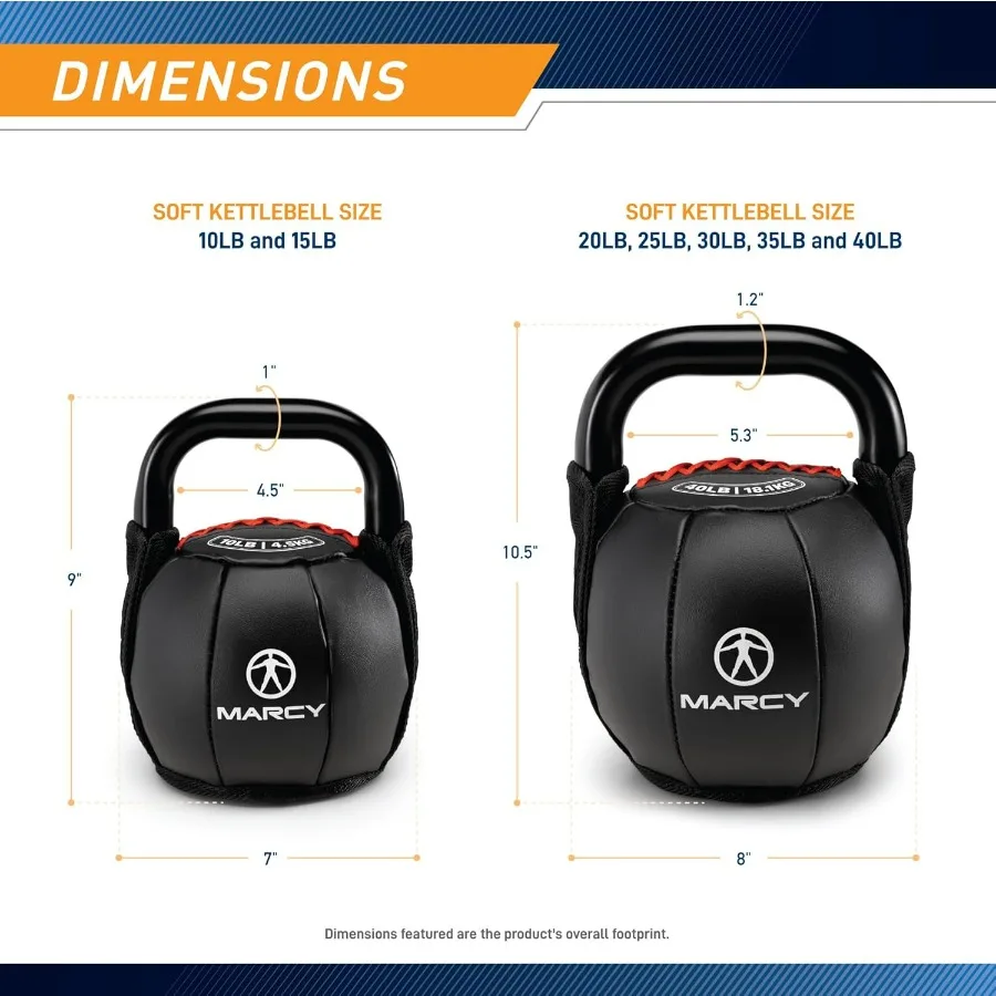 Strength Training Soft Kettlebell with Handle for Weightlifting, Conditioning, Strength and core Training 25 lbs