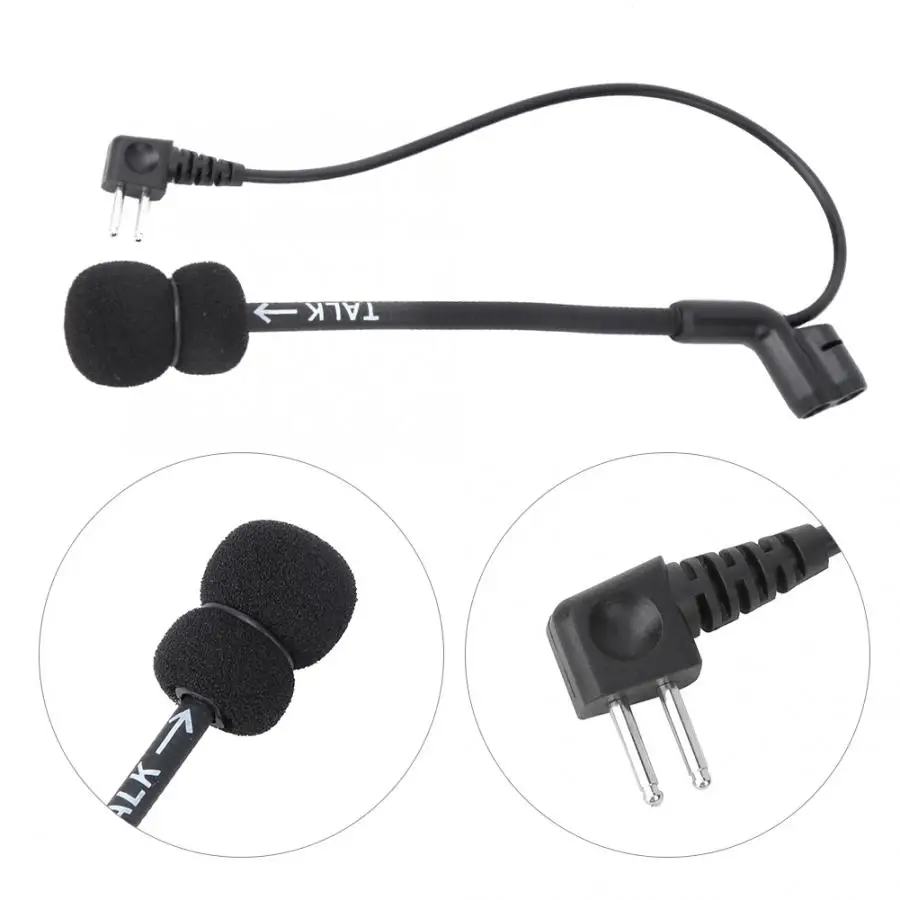 Tactical Headset Comtac Military Airsoft Headphone Accessories  Microphone for COMTAC III Headset Microphone Sponge Set