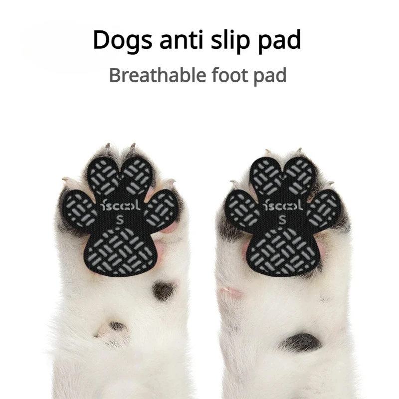 4-Pack Dog Anti Slip Paw Grips Traction Pads Dog Paw Protection Stickers with Stronger Adhesive for Hard Floor or Injuries