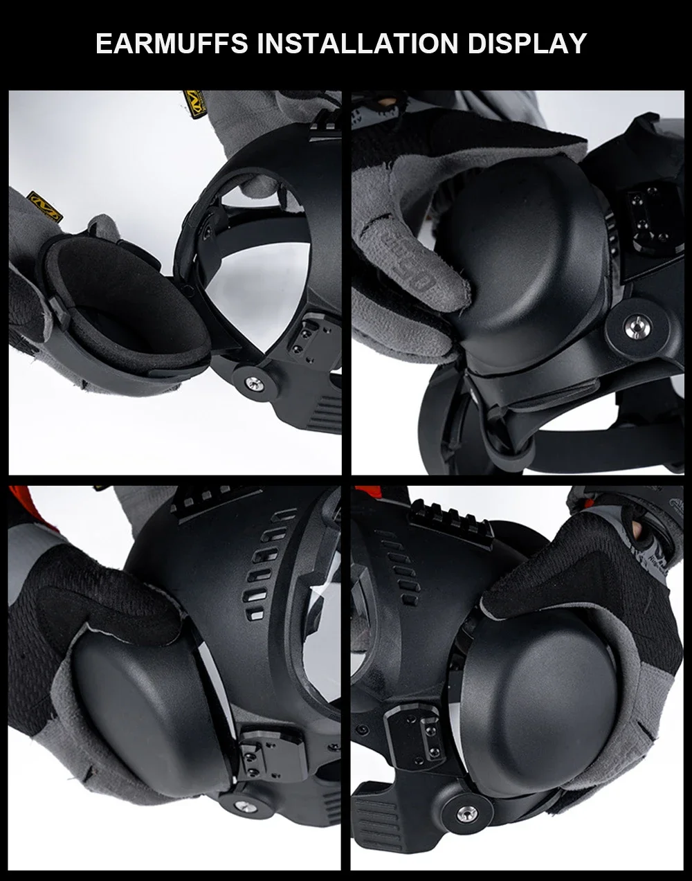 K9 Dog Tactical Helmet with Goggles Guide Rail Outdoor Combat Training Search Rescue Working Full Protective Police Dog Helmet