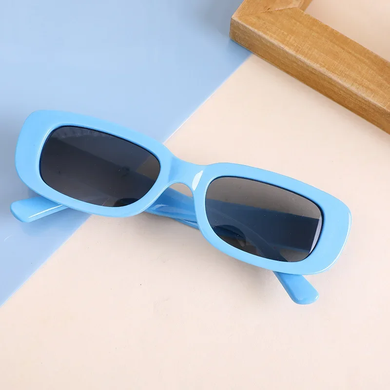 Small Rectangle Kids Sunglasses Boy Girls Square Frame Sun Glasses Children Baby Summer UV400 Protection &oacute;culos De Sol Infantil