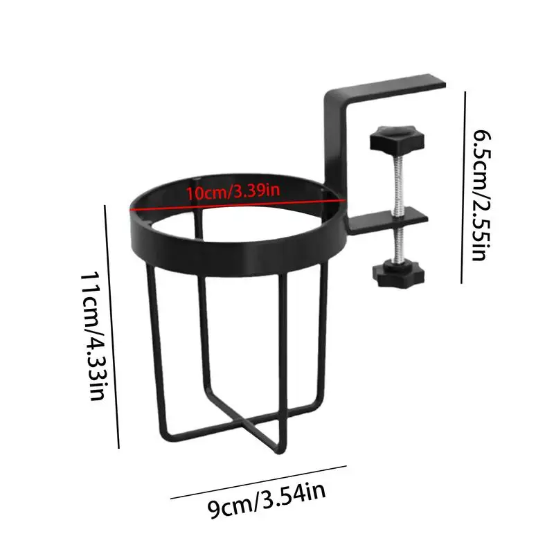 Cup Holder For Table Drink Rack For Desk Anti-Spill Cup Holder Desk Stainless Steel Home Office