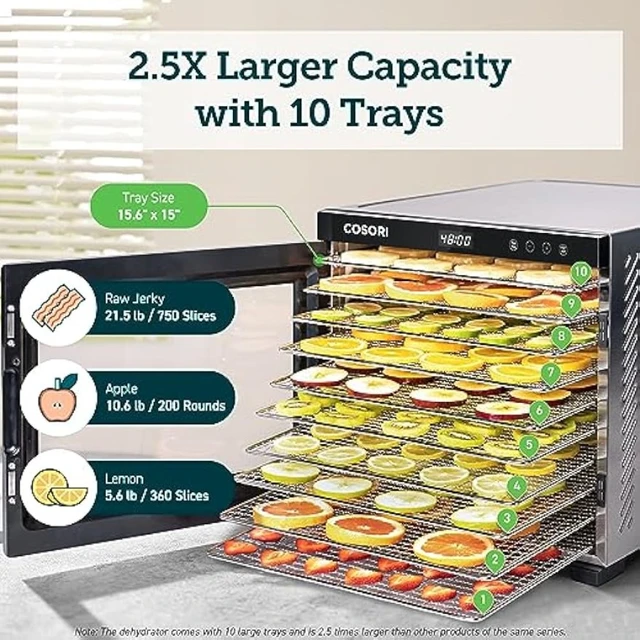 COSORI Food Dehydrator, with Timer and Temperature Control - Clean Water  Mill