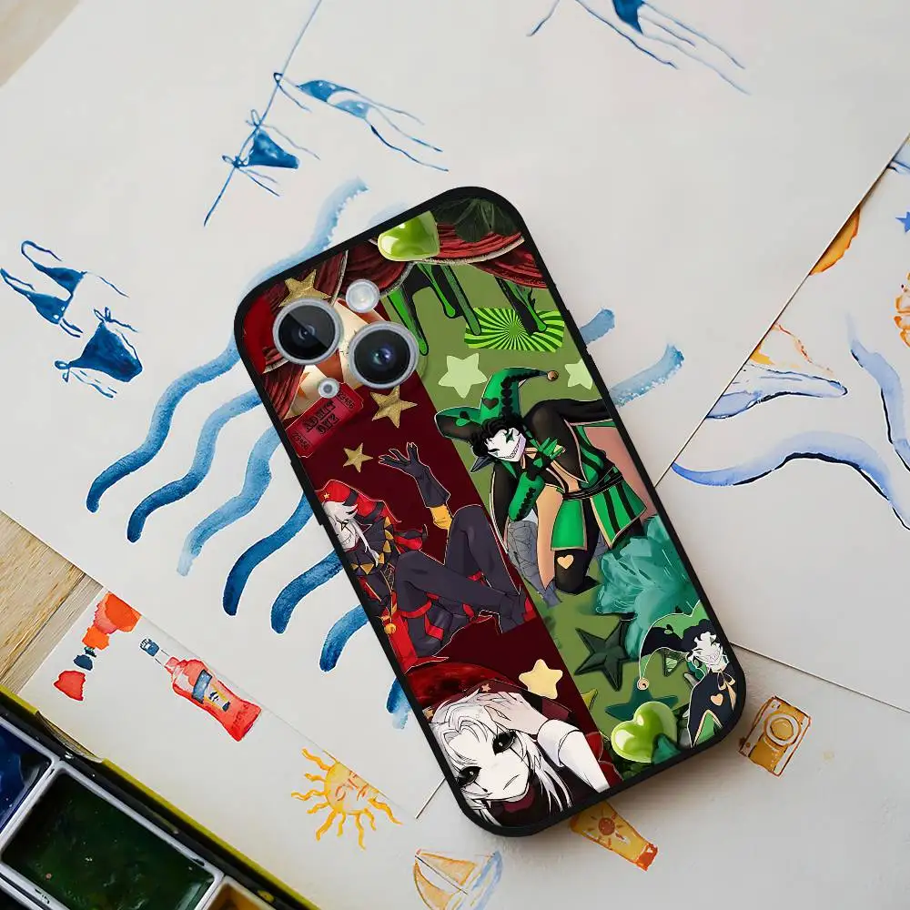 Game-Themed Silicone Matte Soft Phone Case - The F-Freak Circus Design