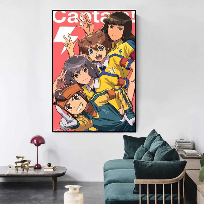 Сатиновая фотография для украшения интерьера Inazuma Eleven, фотография стен 20x30 см, 27x40 см, 30x45 см, 40x60 см (art.: 3920bfaff41f8) - 3920bfaff41f8