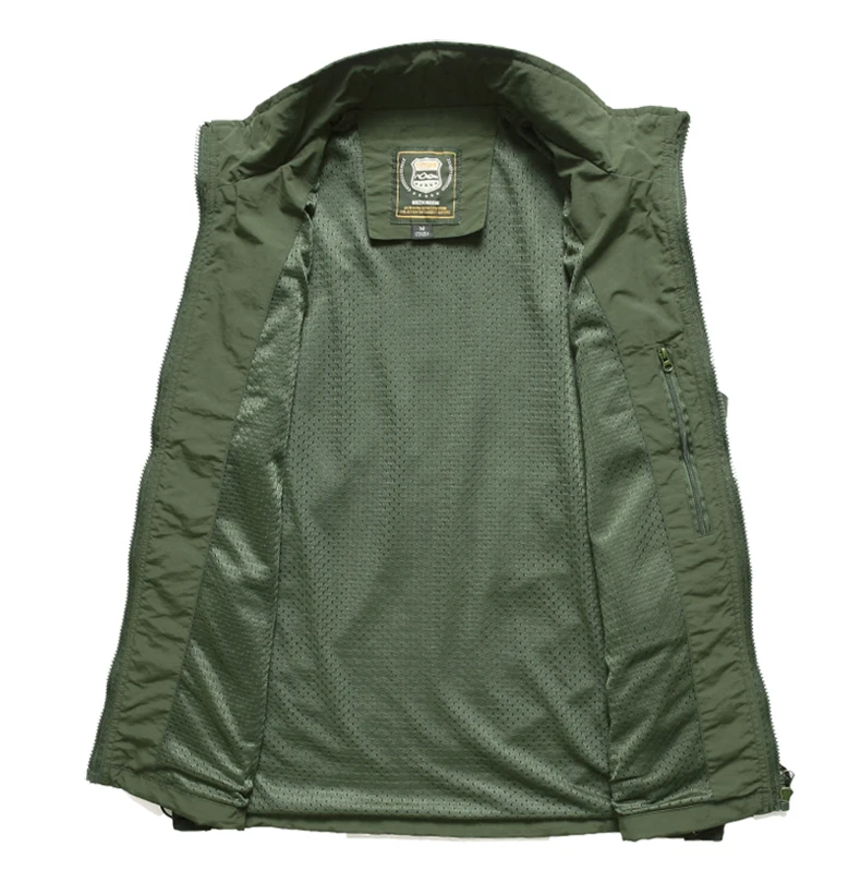 Description Picture 6 of itemSleeveless Jacket Fashion Fishing Vests For Men's Photography Casual Waistcoat 2024 Spring Autumn Outdoors Military Clothing