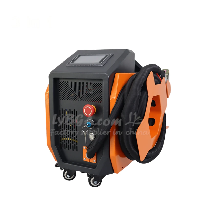1500W Handheld Fiber Laser Welding Machine 1200W Air-cooled Cutting Cleaning Welder 3In1 Steel Cutter Double Wire Feeding Option