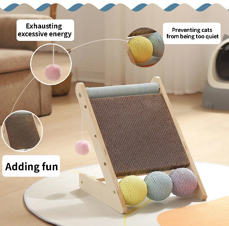 Title 5, Cat Scratching Ball Toy Kitten Sisal Rope Ball ...