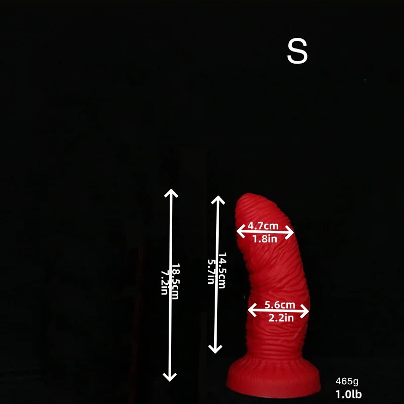 Ribbed Large Intestine Anal Plug Thick Anal Dildo Men Anus Dilator Masturbation Anal Stimulation But Pluk Butt Plugins But-Pluk