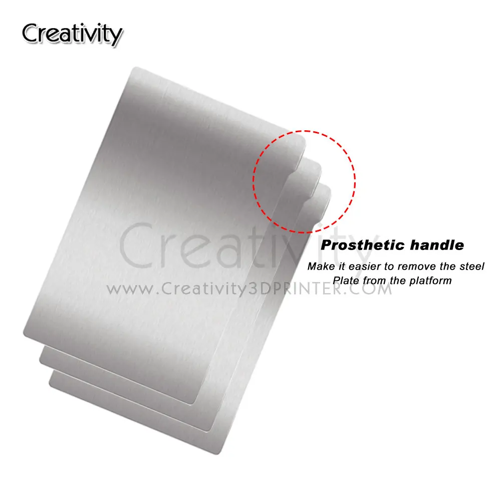 SLA /DLP 용수철 스틸 유연한 빌드 플레이트 마그네틱 베이스 베드, Photon, S, X, Mono SE, X, ElegooMars, Pro, 2Pro, LD-002H 3D 프린터용