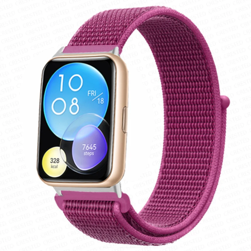 Enhanced Nylon Loop Band Smartwatch Replacement Wristband Bracelet - Durable and Stylish Nylon Strap