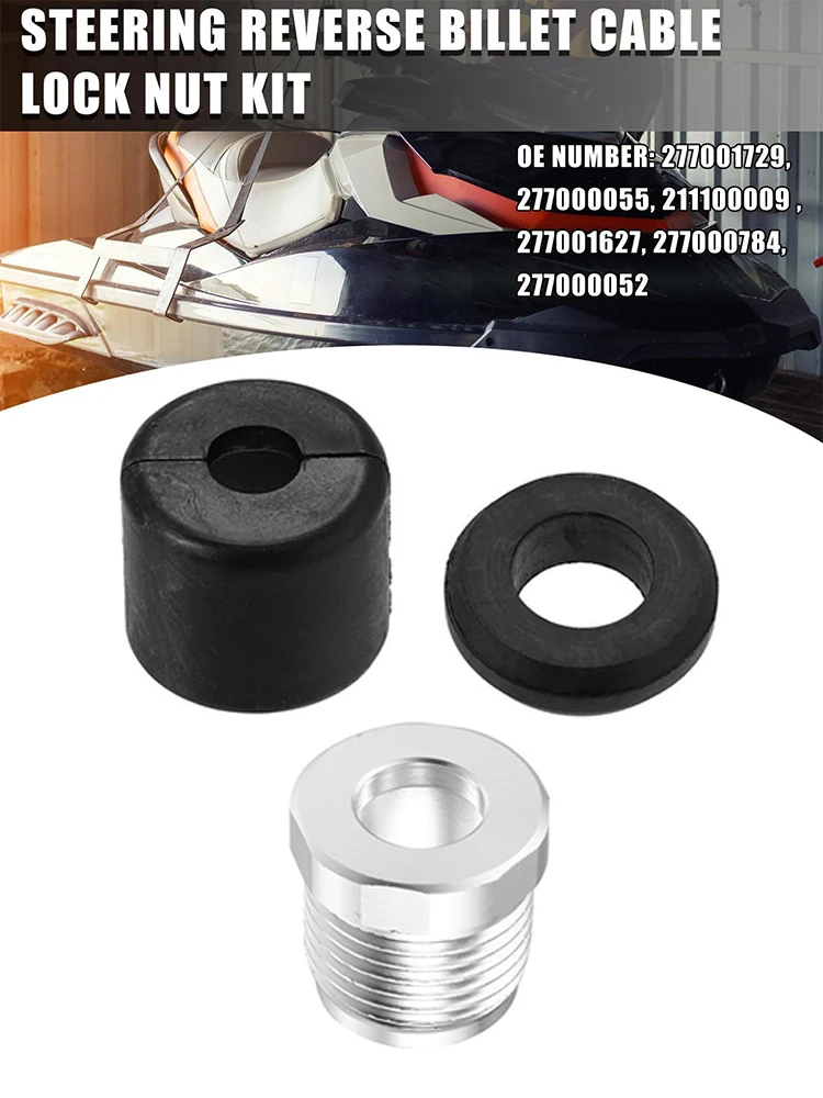 21110009 Cable Anti-Loosening Billet Aluminum For Sea-Doo Plastic Nut Kit For Seadoo 277001729 Nuts That Cause