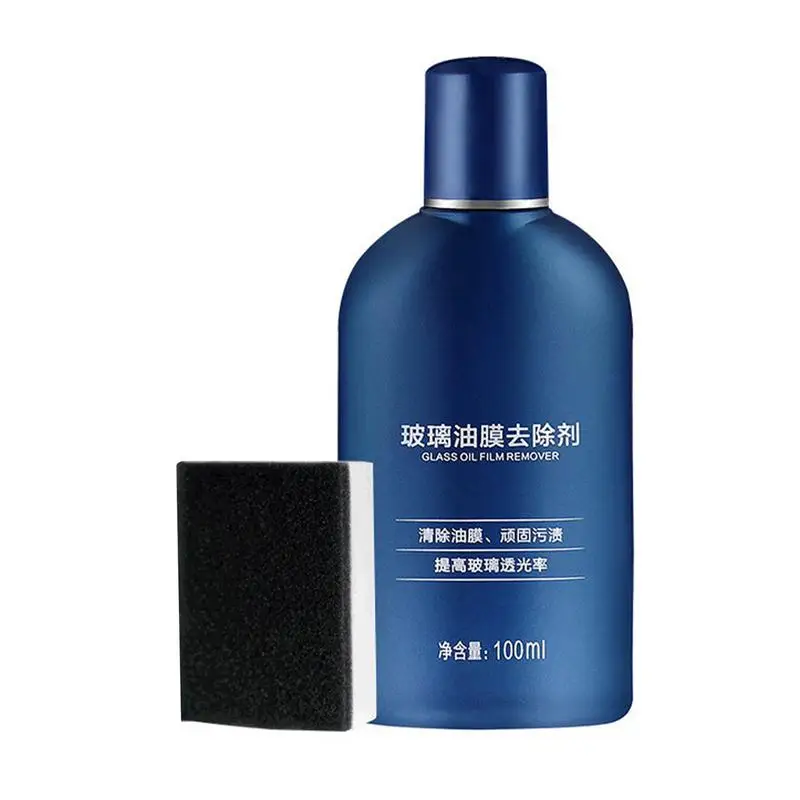 

Car Windshield Oil Film Remover Automotive Glass Stripper Water Spot Cleaning Water Spots Cleaning Oil Film Remover For Bathroom
