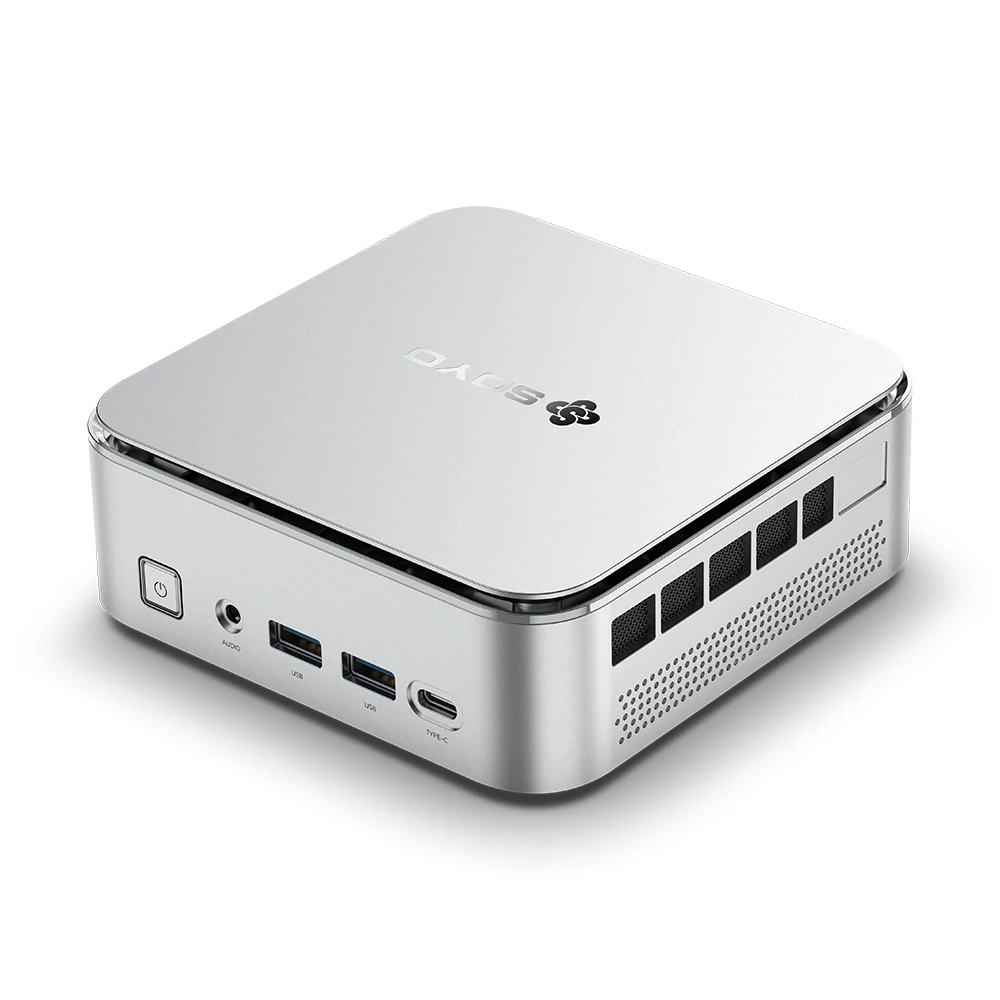 SOYO S4 Plus Gaming Mini Pc AMD Ryzen 7 H255 24GB LPDDR5 RAM 512GB PCIE3.0 SSD Desktop Computer Dual 4K 120Hz Display WiFi6/BT5.2