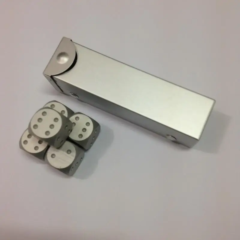 Ice Cubes Unique Portable Metal Dices For Poker Metal Dice Set Gift Must-have Wine Durable Innovative Whisky Dice Stones Stylish