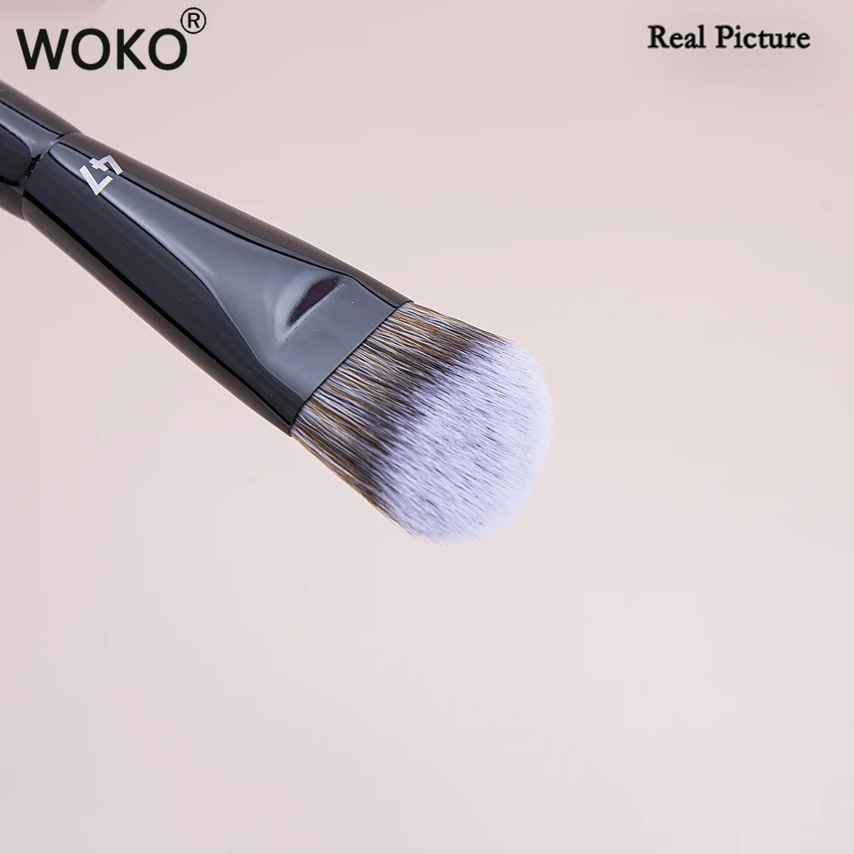 PRO 47 Foundation Brush Broom Foundation Shadow Brush Liquid Cream Blending Blush Angled Professional Makeup Brush Cosmetic Tool 3