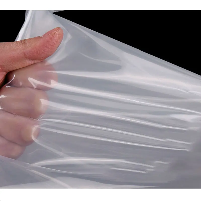 Transparent Ziplock Storage Bag Clear Food PE Sealed Bag Zip Lock Self Sealing Poly Zipper Jewelry Bags INPLUSTOP 100pcs/500pcs Storage Bag Packing Pouches