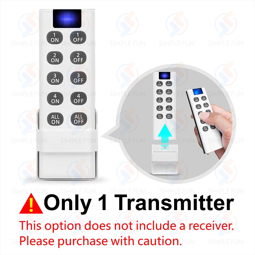 only 1 transmitter