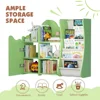 Children Treehouse Bookcase and Toy Storage,Kids Book Shelf for Kids Rooms, oddler Bookshelf Baby Bookcase,Green 4
