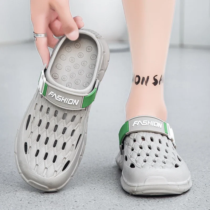 Summer men's sandals, anti-slip thick-soled, indoor and outdoor anti-slip beach slippers, large-sized sandals, shoes for men