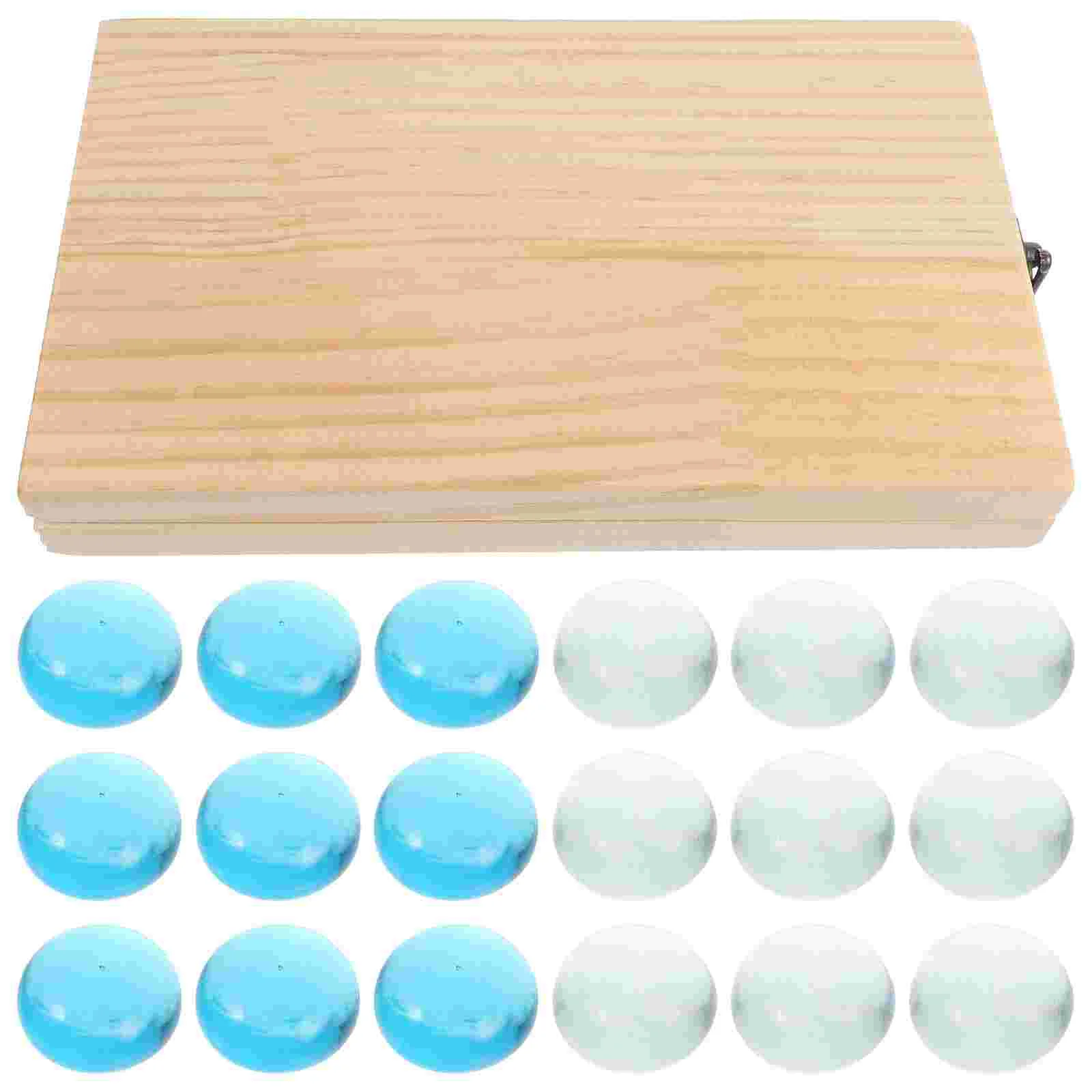 

Gemstones for Kids Mancala Logic Training Chess Board Game Wooden Bead Toy Foldable Child