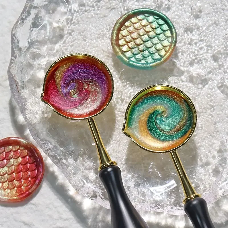 Colorful Wax Particles for Wedding Envelope Sealing