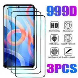 3-Pack Tempered Glass Screen Protector Set for 3 Pcs Glass (For Note 11 Pro 5G)