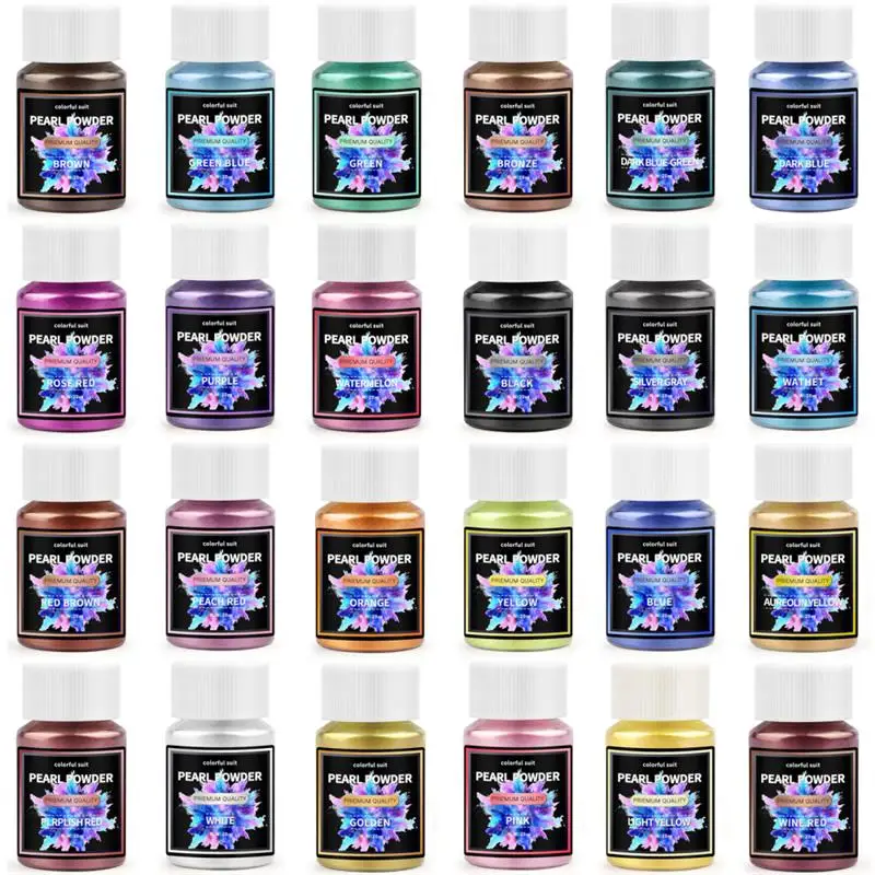 20ml Harz pigment füller Perl glanz pulver Farbstoff DIY UV Epoxidharz Schmuck Herstellung Handwerk Werkzeuge Nail Art Dekoration – Detail 1