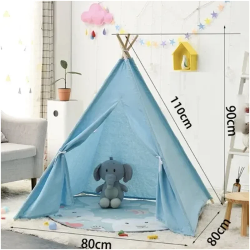 Folding Indian Children’s Tent Easy to Install Kids Camping tent Indoor Party Play House Infant Baby Birthday Gift 1.1M barraca 3
