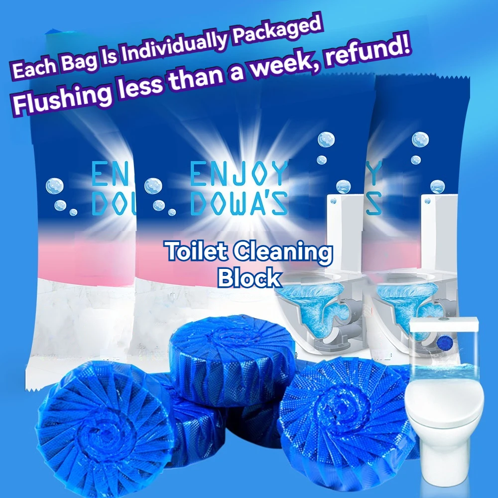 Toilet Bowl Cleaner Tablets Automatic Toilet Tank Cleaners for Deodorizing & Descaling Long-Lasting Against Tough 3/6/12 pcs toilet cleaner tablets
