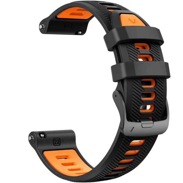 22mm Garmin Silicone Easy Fit Watch Band - Original Bracelet Replacement Strap