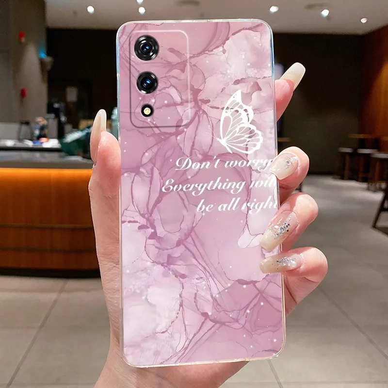 Butterfly Bow Transparent Soft Silicone Phone Case - Thin Protective TPU Cover
