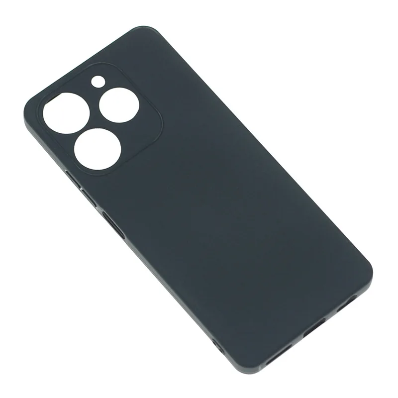 Frosted Black Silicone TPU Case - Soft Shell Protective Cover