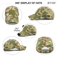 Adjustable  embroidered cap 511 embroidered baseball cap curved brim soldier cap versatile sunshade cap camouflage Military cap 3