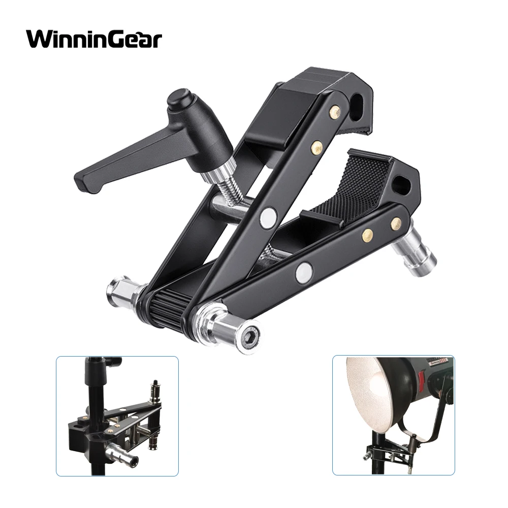 Multi-function Super Clamp Arm Super Clamp with 1/4 Thread Stand Stud Photography Lighting Holder for Photo Studio Accessories
