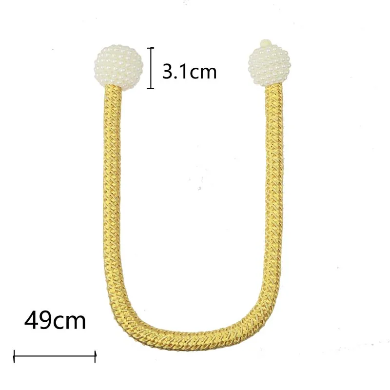 Curtain Clips Curtain Tiebacks Curtain Fasteners Curtain Buckle Curtain Accessories Curtain Holder Curtain Hooks 1Pc Pearl Buckle Curtain Clip Tieback Holdbacks Strap Pearl Ball Hanging Ball Buckle Lace Accessories