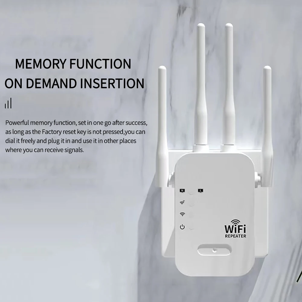 Repetidor Wifi sem Fio Amplificador de Rede de Banda Dupla Sinal de Longo Alcance Roteador Wifi Extensor Wifi 5g 2.4g Novo 1200mbps - Imagem 5