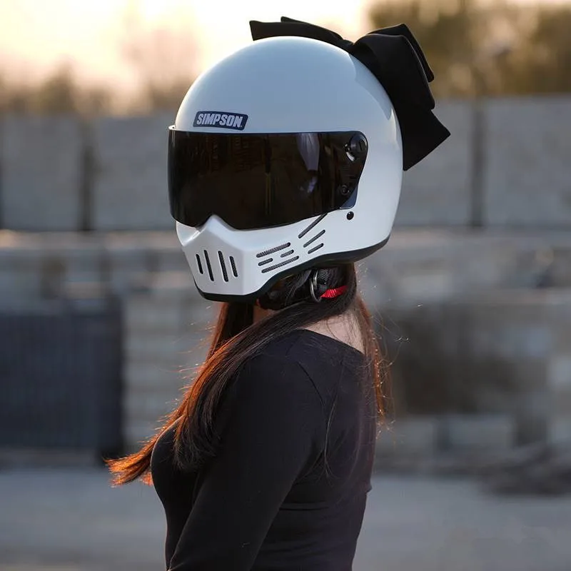 Retro Simpson Bandit Helmet Simpson Motorcycle Outlaw Bandit - Main Image