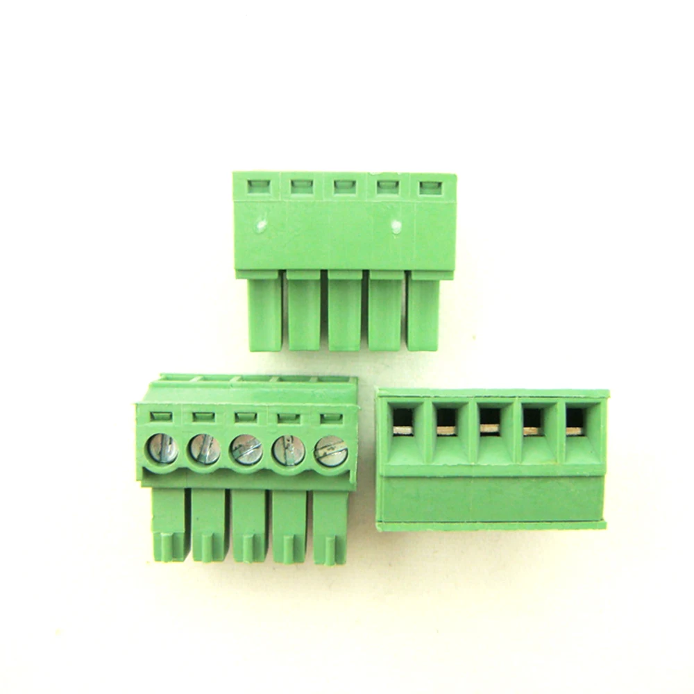 

15EDG-3.5-5P 5 Pins Plug Screw Terminal Block ROHS Connector 3.5mm 10pcs/Lot Free Shipping
