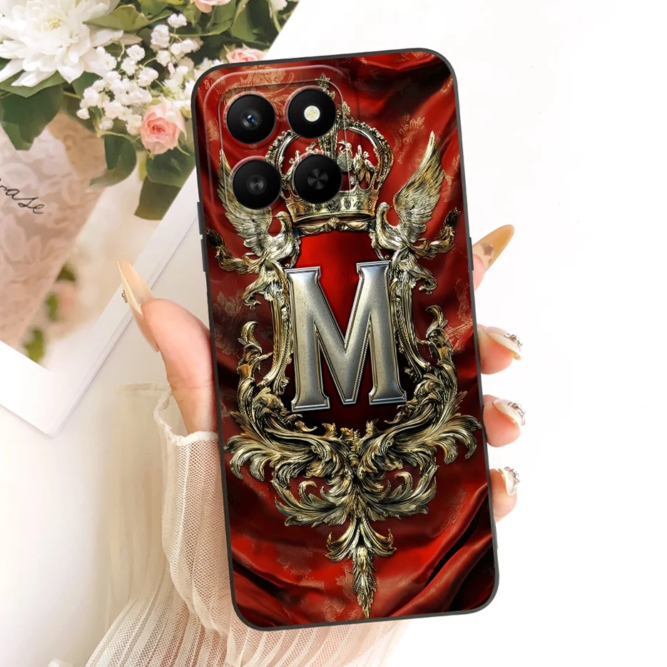 For Honor 400 Smart Case - Cool Crown Letters Shockproof Phone Cover
